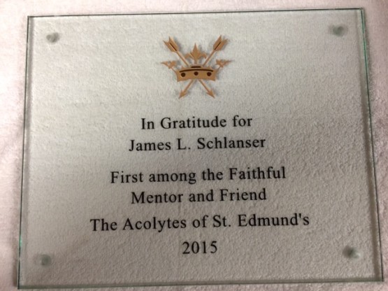 The plaque will be blessed and dedicated at the 10am Sunday liturgy August 16th.
