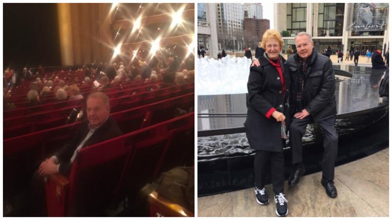 Susan and Bruce Heard "Caught in the Act" at the Ahmanson Theater.