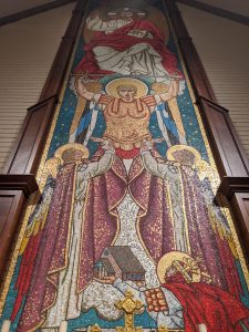 Mosaic Behind Altar